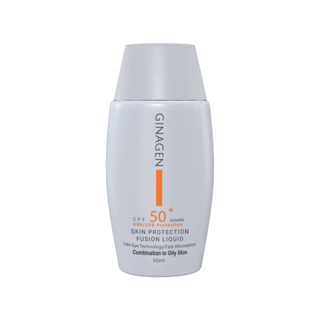 25b627887b7d152076595d6174a92bb8-single.jpg ضد آفتاب فیوژن واتر بی رنگ SPF 50 ژیناژن مناسب پوست چرب و مختلط - Image 1