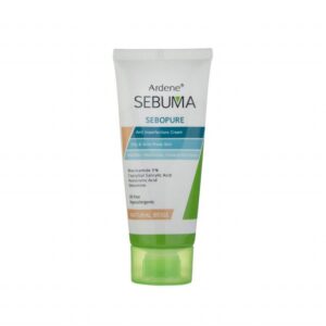 کرم ضد جوش رنگی آردن سری Sebuma مناسب پوست چرب بژ طبیعی