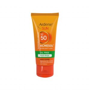 کرم ضد آفتاب فاقد چربی آردن مدل Acnesol SPF50 وزن 50 گرم - بژ هلویی