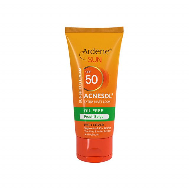 کرم ضد آفتاب فاقد چربی آردن مدل Acnesol SPF50 وزن 50 گرم - بژ هلویی کرم ضد آفتاب فاقد چربی آردن مدل Acnesol SPF50 وزن 50 گرم - بژ هلویی