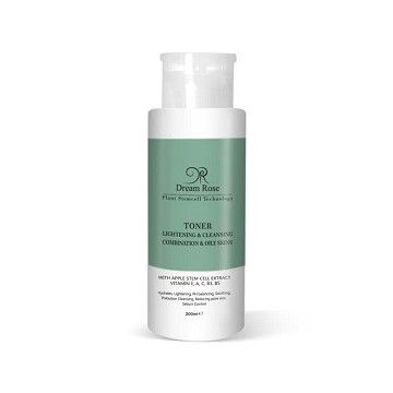 تونر روشن کننده و پاک کننده دریم رز - مخصوص پوستهای چرب و مختلط