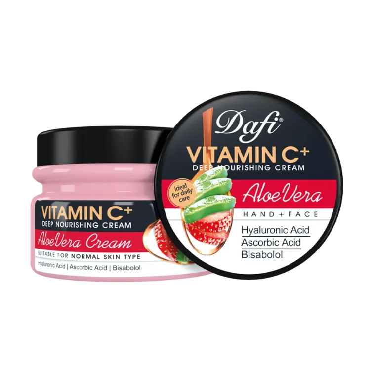 کرم کاسه ای آلوئه ورا حاوی ویتامین C دافی کرم کاسه ای آلوئه ورا حاوی ویتامین C دافی