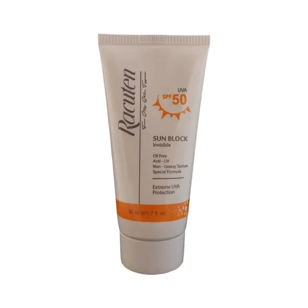 ضدآفتاب بی‌رنگ راکوتن، محافظ UVA، فاقد چربی مناسب پوست چرب و مختلط، حجم 50گرم
