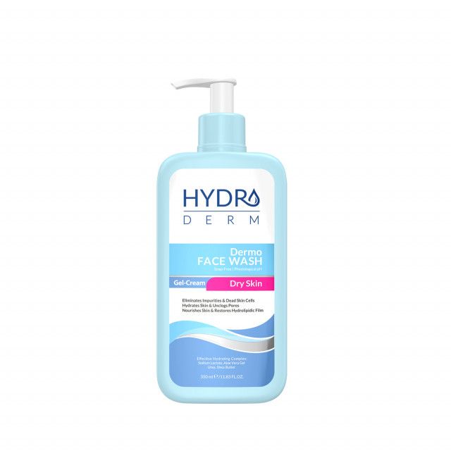 ژل شستشوی صورت هیدرودرم مناسب پوست های خشک حجم 350 میلی لیتر ژل شستشوی صورت هیدرودرم مناسب پوست های خشک حجم 350 میلی لیتر