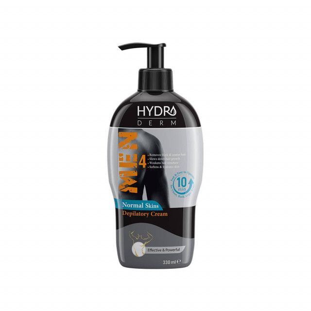 کرم موبر صورت و بدن مردانه هیدرودرم مناسب پوست های معمولی حجم 330 میلی لیتر کرم موبر صورت و بدن مردانه هیدرودرم مناسب پوست های معمولی حجم 330 میلی لیتر