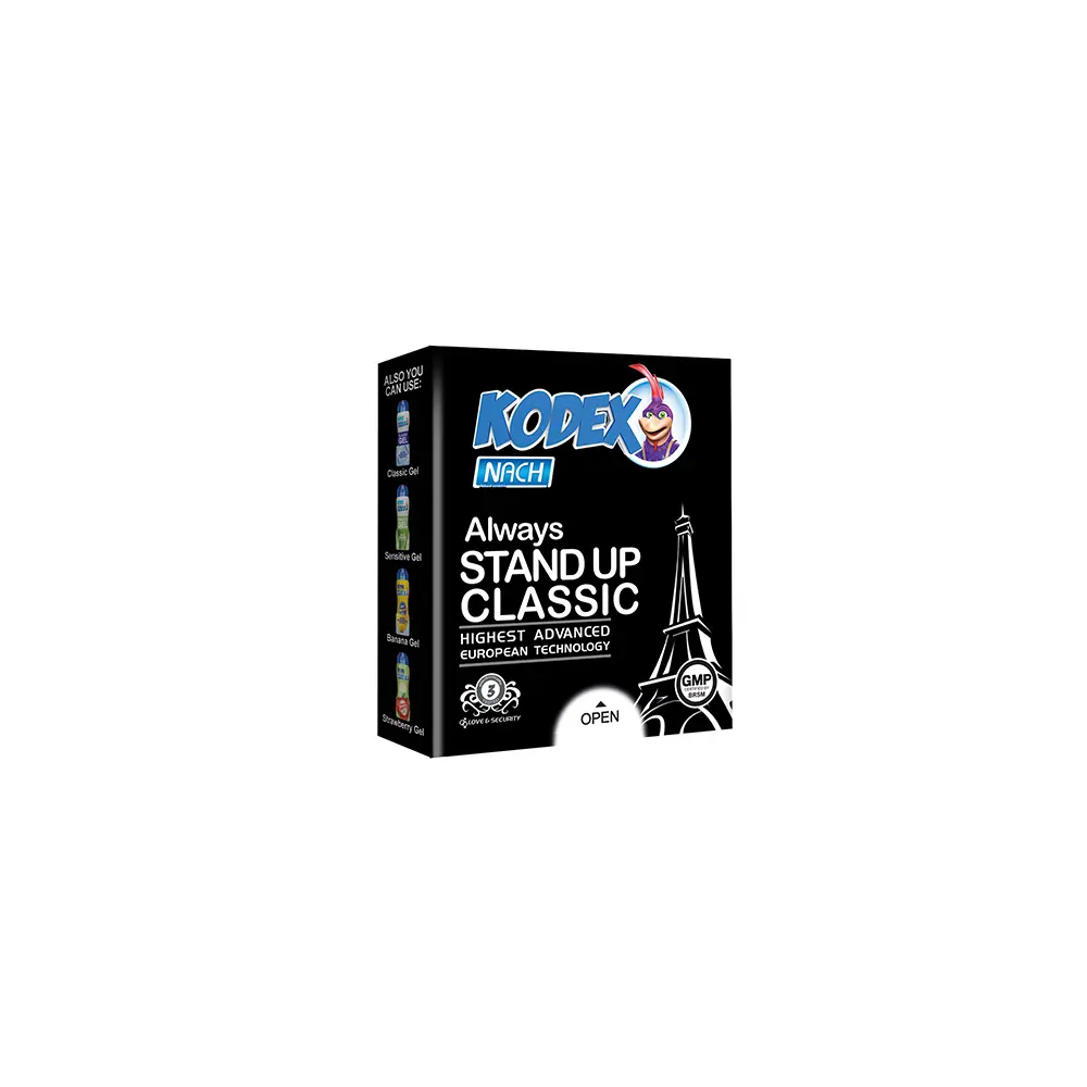 کاندوم ناچ کدکس مدل Stand Up بسته 3 عددی